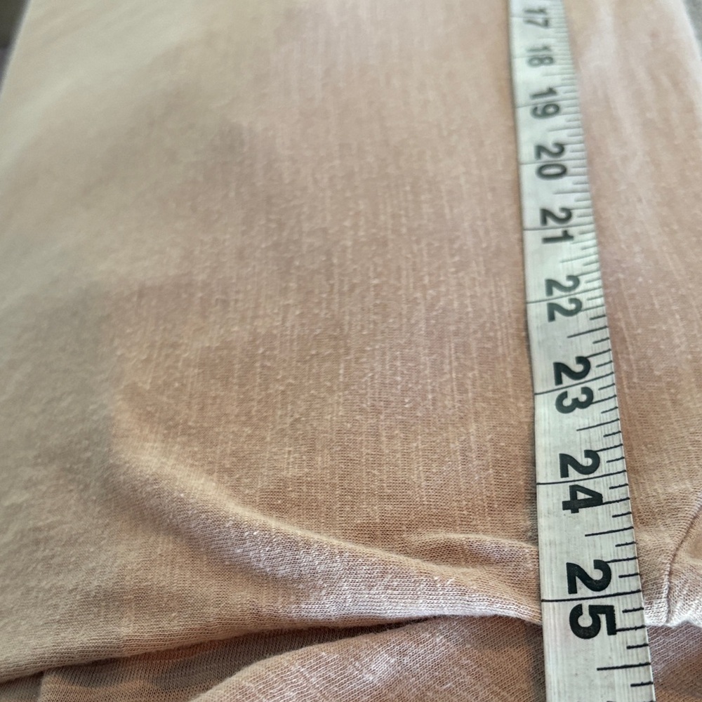 Umgee Tan Women's Tunic with Lace Hem T 1 - Picture 6 of 7